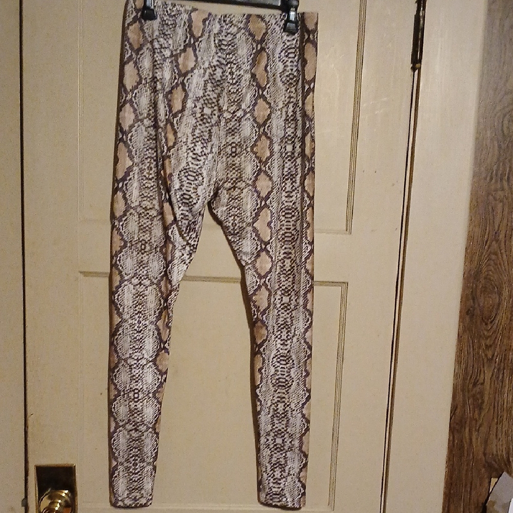 Snake Print Leggings